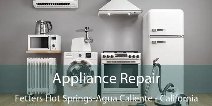 Appliance Repair Fetters Hot Springs-Agua Caliente - California