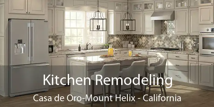 Kitchen Remodeling Casa de Oro-Mount Helix - California