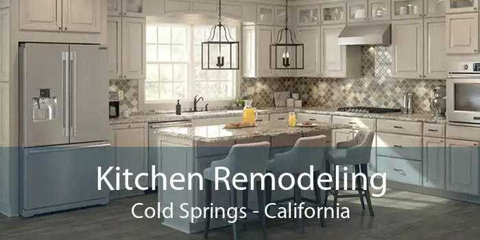 Kitchen Remodeling Cold Springs - California