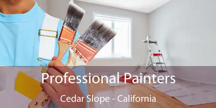 Professional Painters Cedar Slope - California