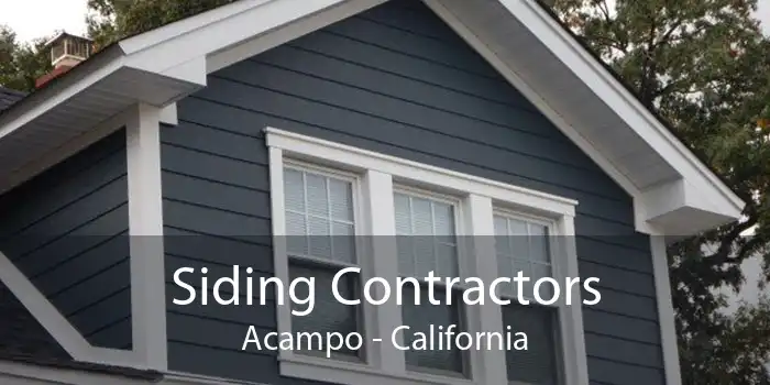 Siding Contractors Acampo - California