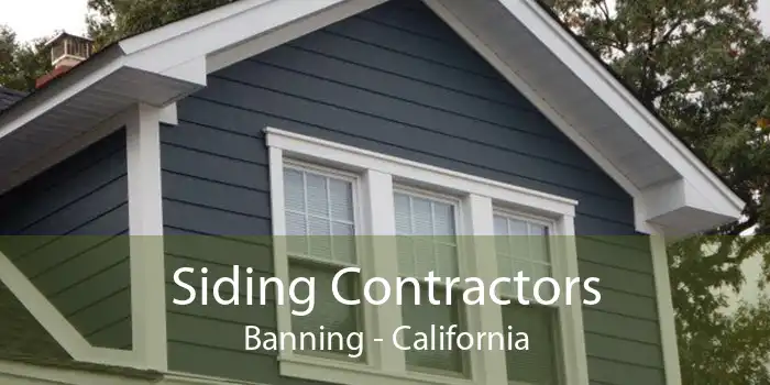Siding Contractors Banning - California