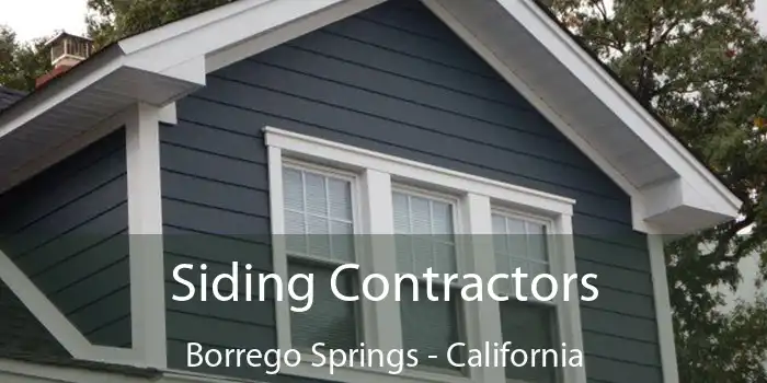 Siding Contractors Borrego Springs - California