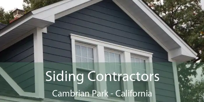 Siding Contractors Cambrian Park - California