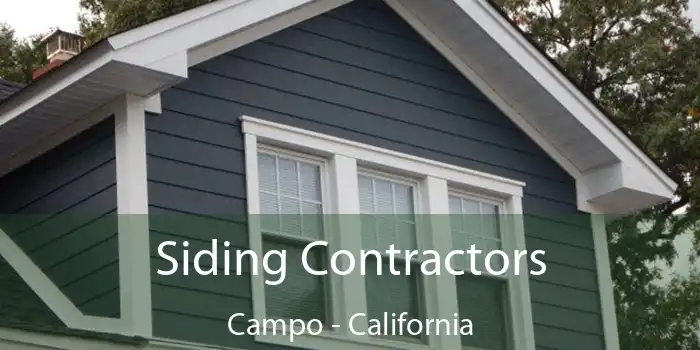 Siding Contractors Campo - California