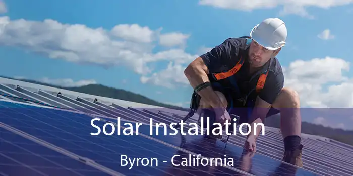 Solar Installation Byron - California