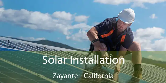 Solar Installation Zayante - California