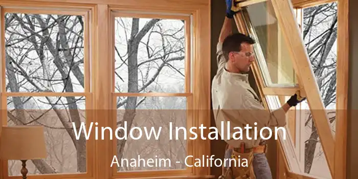 Window Installation Anaheim - California