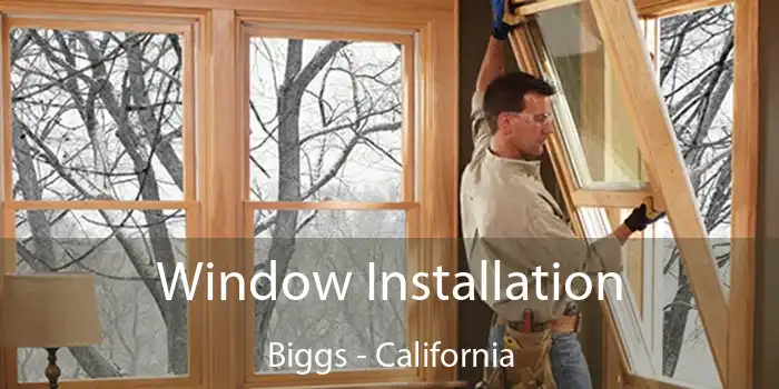 Window Installation Biggs - California