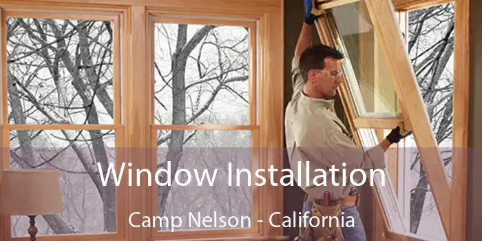 Window Installation Camp Nelson - California