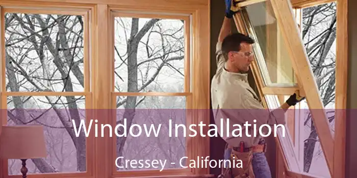 Window Installation Cressey - California