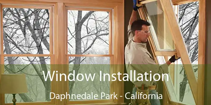 Window Installation Daphnedale Park - California