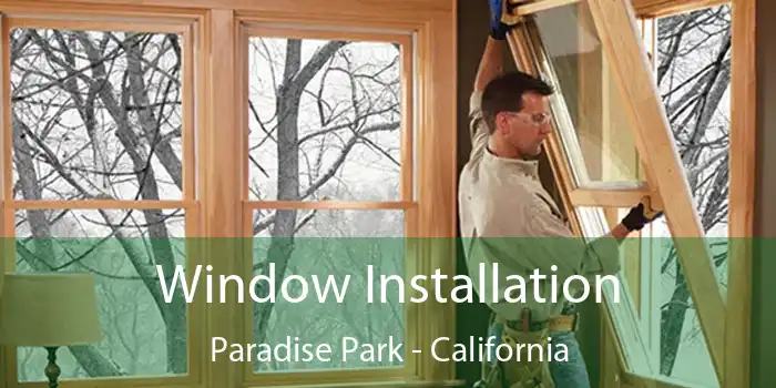 Window Installation Paradise Park - California